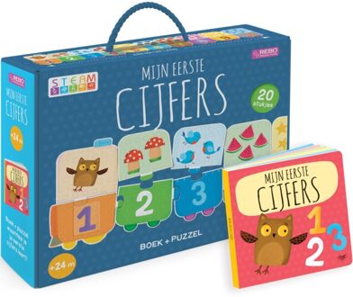 Cijfers - boek + puzzeltrein