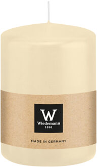 Cilinderkaars/stompkaars - creme wit - 6 x 8 cm - 29 branduren