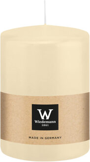 Cilinderkaars/stompkaars groot - creme wit - 15 x 10 cm - 113 branduren