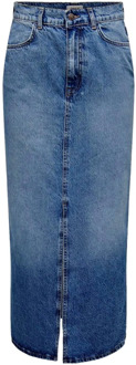 Cilla Denim Rok Dames blauw - S