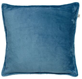 CILLY - Kussenhoes fleece 45x45 cm - Provincial Blue - lichtblauw