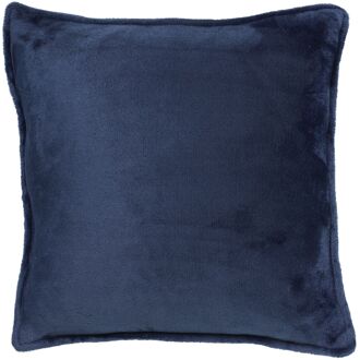 CILLY - Sierkussen fleece 45x45 cm - Insignia Blue - donkerblauw