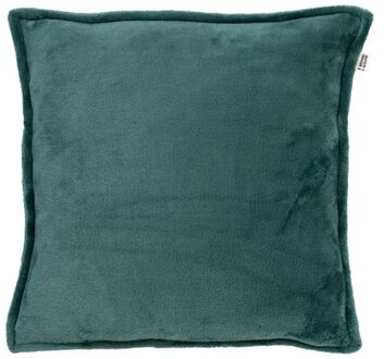CILLY - Sierkussen fleece 45x45 cm - Sagebrush Green - groen