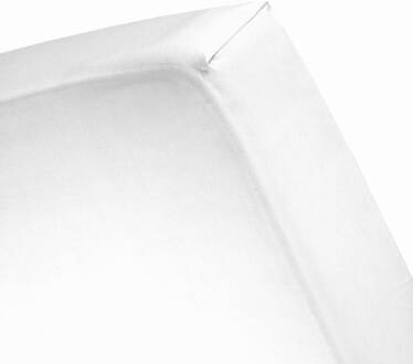 Cinderella Basic Percaline Katoen Hoeslaken - 100% Percaline Katoen - 1-persoons (70x200 Cm) - White Wit