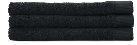 Cinderella gastendoek Weekend - 34x50 cm - Zwart - 3 stuks