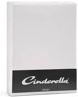 Cinderella Jersey Topper Hoeslaken 140 x 210 cm Wit