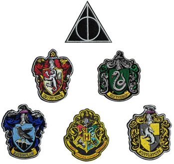 Cinereplicas Harry Potter Patches 6-Pack House Crests