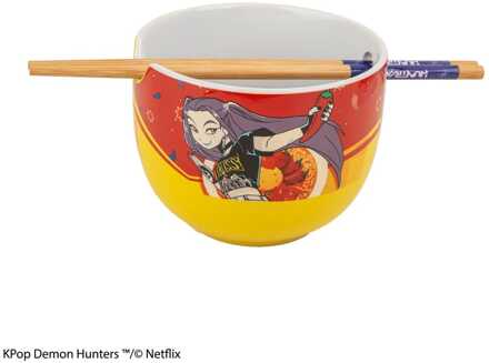 Cinereplicas KPop Demon Hunters Ramen Bowl with Chopsticks Mira Spice Queen