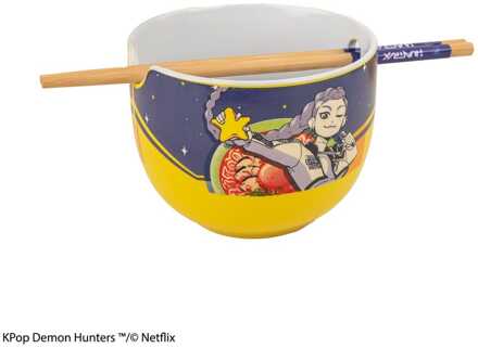 Cinereplicas KPop Demon Hunters Ramen Bowl with Chopsticks Rumi Superstar Flavor