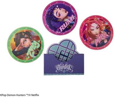 Cinereplicas KPop Demon Hunters Set of 4 Coasters HUNTR/X