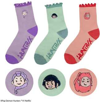 Cinereplicas KPop Demon Hunters Socks Set of 3 HUNTR/X