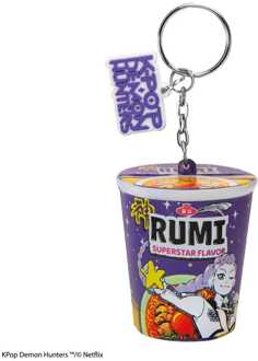 Cinereplicas KPop Demon Hunters Squishy Keychain Rumi Superstar Flavor Noodles