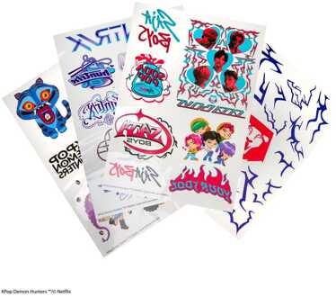 Cinereplicas KPop Demon Hunters Tattoo Stickers KPop Demon Hunters
