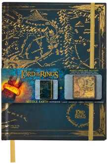 Cinereplicas Lord of the Rings Notebook Map of Middle Earth