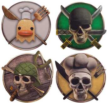 Cinereplicas One Piece Coaster 4-Pack Characters #2