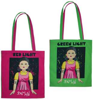 Cinereplicas Squid Game Tote Bag Red light, green light