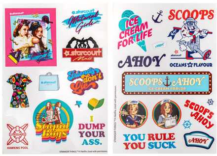 Cinereplicas Stranger Things Sticker pack Season 3