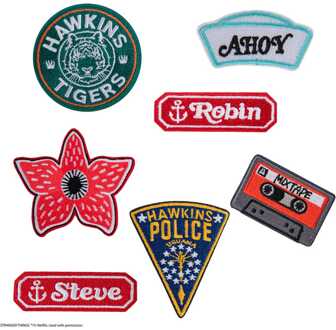 Cinereplicas Stranger Things: Stranger Things Patches Set of 7
