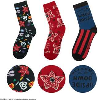 Cinereplicas Stranger Things: Stranger Things Set of 3 Socks