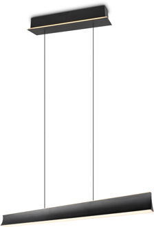 CINQUE LED Hanglamp - Cinque Cimolto - 1 Lichtpunt van 41 Watt - Dimbaar - Aanpasbare Lichtkleur - Hoogteverstelling Zonder Contragewicht - Mat Zwart - Metaal Zeer Warm Wit;Warm wit;Natuurlijk wit