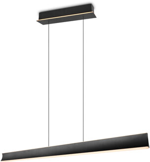 CINQUE LED Hanglamp - Cinque Cimolto - 1 Lichtpunt van 50 Watt - Dimbaar - Aanpasbare Lichtkleur - Hoogteverstelling Zonder Contragewicht - Mat Zwart - Metaal Zeer Warm Wit;Warm wit;Natuurlijk wit