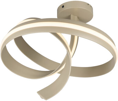 CINQUE LED Plafondlamp - Cinque Cisenna - 1 Lichtpunt van 46 Watt - Dimbaar - Aanpasbare Lichtkleur - Warm Beige - Metaal Zeer Warm Wit;Warm wit;Natuurlijk wit