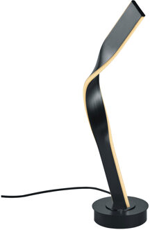 CINQUE LED Tafellamp - Cinque Cicenza - 1 Lichtpunt van 12 Watt - Dimbaar - Aanpasbare Lichtkleur - Schakelaar - Mat Zwart - Metaal Zeer Warm Wit;Warm wit;Natuurlijk wit
