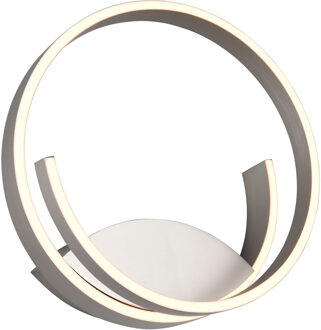 CINQUE LED Wandlamp - Cinque Cinardi - 1 Lichtpunt van 15 Watt - Dimbaar - Aanpasbare Lichtkleur - Mat Nikkel - Metaal Zeer Warm Wit;Warm wit;Natuurlijk wit