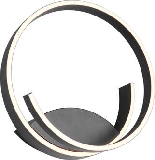 CINQUE LED Wandlamp - Cinque Cinardi - 1 Lichtpunt van 15 Watt - Dimbaar - Aanpasbare Lichtkleur - Mat Zwart - Metaal Zeer Warm Wit;Warm wit;Natuurlijk wit