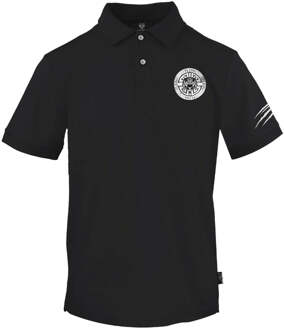 Circle Emblem Logo Zwart poloshirt