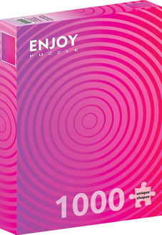 Circle Gradient Number One Puzzel (1000 stukjes)