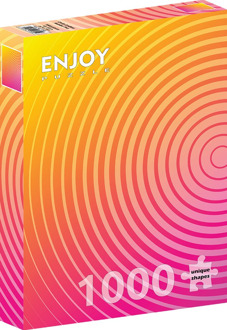 Circle Gradient Number Two Puzzel (1000 stukjes)