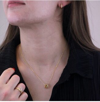 Circle Hoop Sets - Oostenrijks kristal - maat Wit & Goud