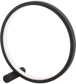 Circle LED tafellamp, zwart