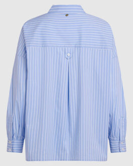 CIRCLE OF TRUST Blouse lange mouw s26 48 fiora - maat L Blauw