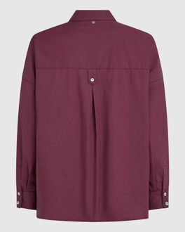 CIRCLE OF TRUST Blouse lange mouw s26 48 fiora - maat M Bordeaux