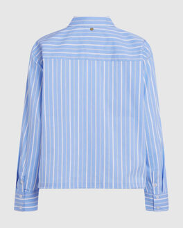 CIRCLE OF TRUST Blouse lange mouw s26 60 aya - maat L Blauw