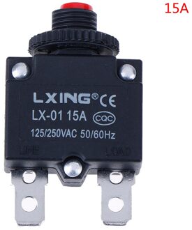 Circuit Breaker Overbelastingsbeveiliging Schakelaar Zekering 3A 4A 5A 6A 8A 10A 15A 20A 30A
