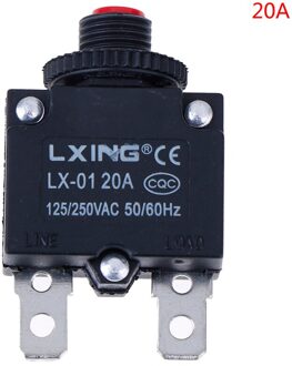 Circuit Breaker Overbelastingsbeveiliging Schakelaar Zekering 3A 4A 5A 6A 8A 10A 15A 20A 30A