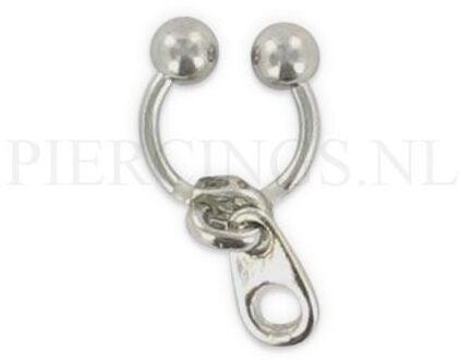 Circulair barbell 1.2 mm met rits