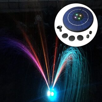 Cirkel Solar Power Water Drijvende Fontein Pomp Vrijstaande Ingebouwde Batterij Voor Vogel Bad Tuin Zwembad Aquarium gazon 3W 7.4V