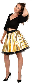 Cirkelrok Metallic Goud Dames Goud - Brons