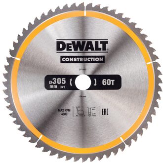 Cirkelzaagblad 305x30x60t, negatief 5°, kerf 3mm - DT1960-QZ
