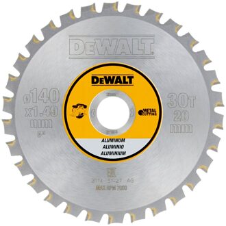 Cirkelzaagblad Aluminium 140×20x30T - DT1910-QZ