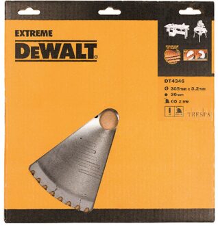 Cirkelzaagblad geschikt voor Trespa®, 305x30x60t, HT, positief 5°, kerf 3,2mm - DT4346-QZ