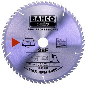 cirkelzaagblad hardmetalen tanden | 8501-28XF