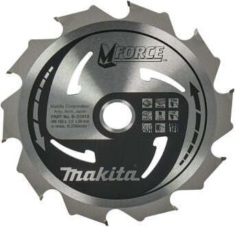 Cirkelzaagblad | Hout | 165x20x10T 15G - B-31918