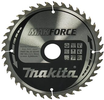 Cirkelzaagblad | Hout | 190X30X2,2 40T 20G - B-32340