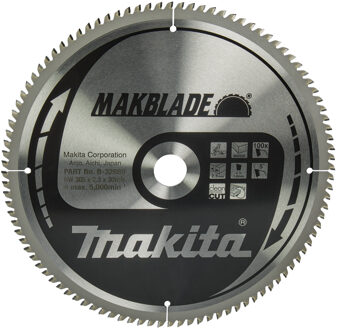 Cirkelzaagblad hout 305x30x2,3 100T 5g - B-09123