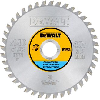 Cirkelzaagblad Inox/RVS 140x20x40T - DT1918-QZ
